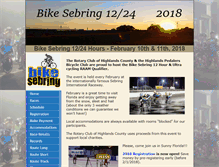 Tablet Screenshot of bikesebring.org